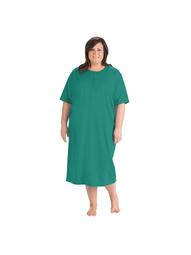 Women's 2-Pack Long Henley Nightshirts - Pajama Sleep Shirt Set, Plus