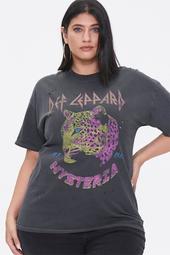 Plus Size Def Leppard Graphic Tee