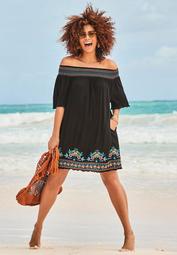 Off-The-Shoulder Cover Up