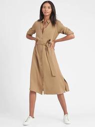 TENCEL™ Midi Shirt Dress