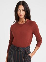 Italian Wool-Cashmere Cropped Sweater