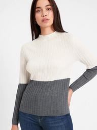 Merino Color-Block Sweater