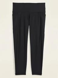 High-Waisted Elevate Powersoft 7/8-Length Plus-Size Leggings 