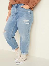 Extra High-Waisted Secret-Slim Pockets Sky-Hi Straight Plus-Size Non-Stretch Jeans