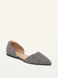 Tweed D'Orsay Flats for Women