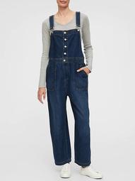 Button-Front Overalls