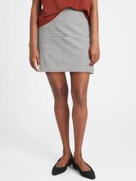 Washable Wool-Blend Mini Skirt