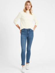 High-Rise Legging Jean with Ankle Zips