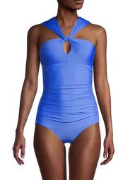 Asymmetrical 1-Piece Swimsuit