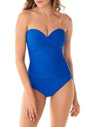 Ruched One-Piece Swimsuit
