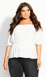 Fetching Top - ivory