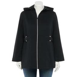 Plus Size d.e.t.a.i.l.s Hooded Fleece Jacket