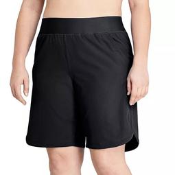 Plus Size Lands' End Quick Dry Thigh-Minimizer With Panty Swim Long Board Shorts