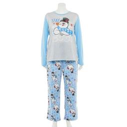Jammies For Your Families® Plus Size Frosty The Snowman Stay Cool Top & Bottoms Pajama Set