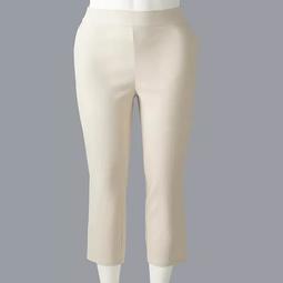 Plus Size Simply Vera Vera Wang Modern Twill Capri Pants