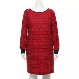 Plus Size Croft & Barrow® Cozy Long Sleeve Nightgown