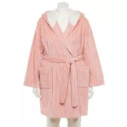 Plus Size LC Lauren Conrad Textured Robe