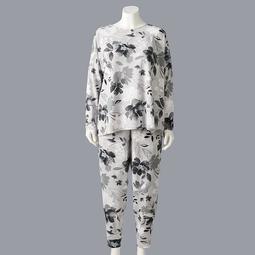 Women's Simply Vera Vera Wang Long Sleeve Sweater Pajama Top & Pajama Pants Set