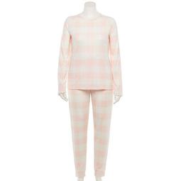 Plus Size LC Lauren Conrad Thermal Long Sleeve Pajama Top & Pajama Pants Set