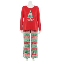 Jammies For Your Families® Plus Size Christmas Like You Mean It Top & Bottoms Pajama Set