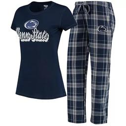 Women's Concepts Sport Navy/Gray Penn State Nittany Lions Ethos T-Shirt & Pants Sleep Set