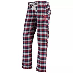 Women's Concepts Sport Navy Boston Red Sox Piedmont Flannel Pants