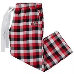Women's Concepts Sport Scarlet/Black San Francisco 49ers Plus Size Breakout Flannel Pants