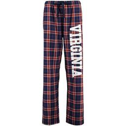 Women's Navy Virginia Cavaliers Flannel Pajama Pants
