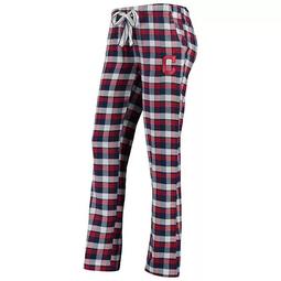 Women's Concepts Sport Navy Cleveland Indians Piedmont Flannel Pants