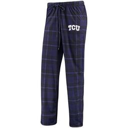 Women's Concepts Sport Purple/Black TCU Horned Frogs Plus Size Knit Flannel Pant
