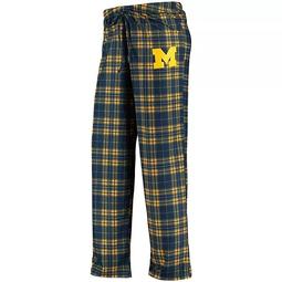 Women's Concepts Sport Navy/Maize Michigan Wolverines Plus Size Knit Flannel Pant