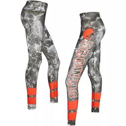 Women's Concepts Sport Brown/Orange Cleveland Browns Dormer Knit Leggings