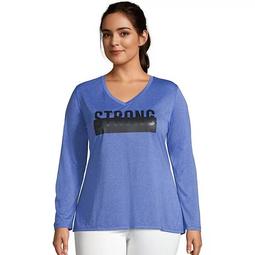 Plus Size Just My Size® Graphic Cool Dri Performance Top
