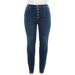 Juniors' Plus Size SO® High Rise Skinny Jeans