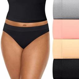 Women's Playtex® 4-pack ComfortSoft Bikini Panties PLCSBK