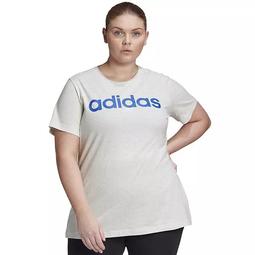 Plus Size adidas Linear Graphic Tee