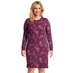 Plus Size Lands' End Serious Sweats French Terry Sheath Dress