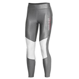 Women's Under Armour Gray Maryland Terrapins Perforated Pocket Crop Performance Leggings