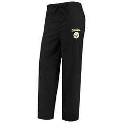 Women's Concepts Sport Black Pittsburgh Steelers Scrub Pants