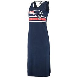 Women's G-III 4Her by Carl Banks Navy New England Patriots Kick-Off Maxi Dress