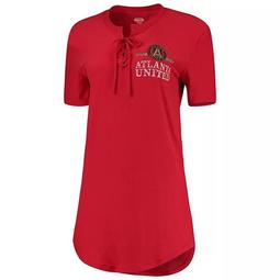 Women's Concepts Sport Red Atlanta United FC Midfield Lace Up Dress