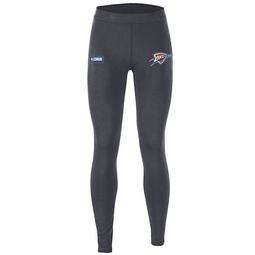 Women's Under Armour Heathered Charcoal Oklahoma City Thunder Combine Authentic Favorites Performance Leggings