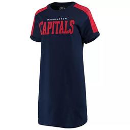 Women's G-III 4Her by Carl Banks Navy/Red Washington Capitals Spring Training Camp Dress