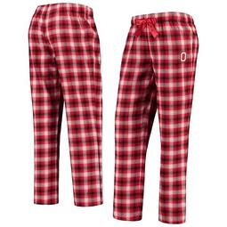 Women's Scarlet/White Ohio State Buckeyes Flannel Lounge Jogger Pants