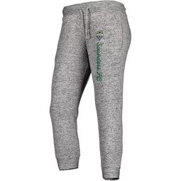Women's Fanatics Branded Heathered Gray Seattle Sounders FC Cozy Collection MLS Steadfast Crop Jogger Pant