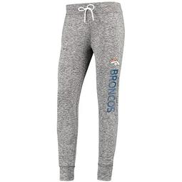 Women's G-III 4Her by Carl Banks Heathered Gray Denver Broncos Sideline Jogger Pant