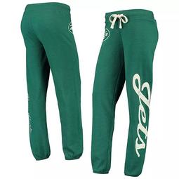 Women's G-III 4Her by Carl Banks Green New York Jets Team Scrimmage Fleece Pants