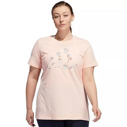 Plus Size adidas Floral Graphic Tee