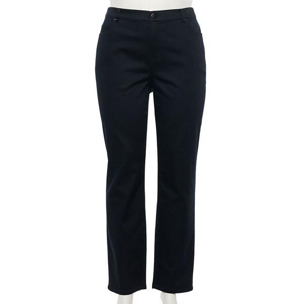 Plus Size Croft & Barrow® Effortless Stretch Pull-On Bootcut Pants,  Women's, Size: 24W Short, Dark Blue - Yahoo Shopping