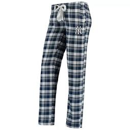 Women's Concepts Sport Navy New York Yankees Piedmont Flannel Pants